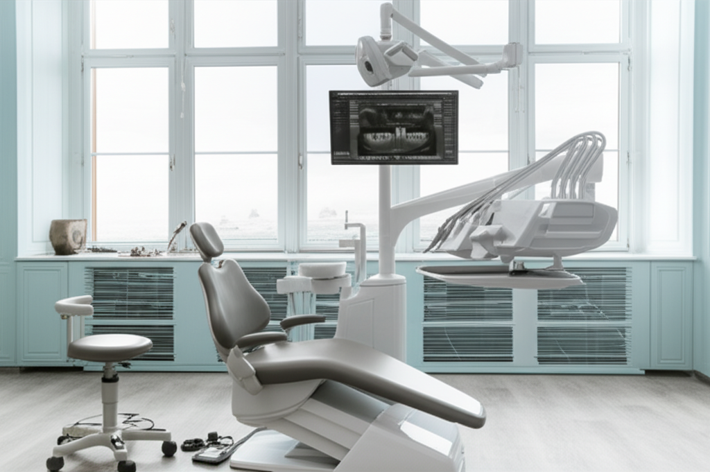 Sala de tratamento da clínica odontológica